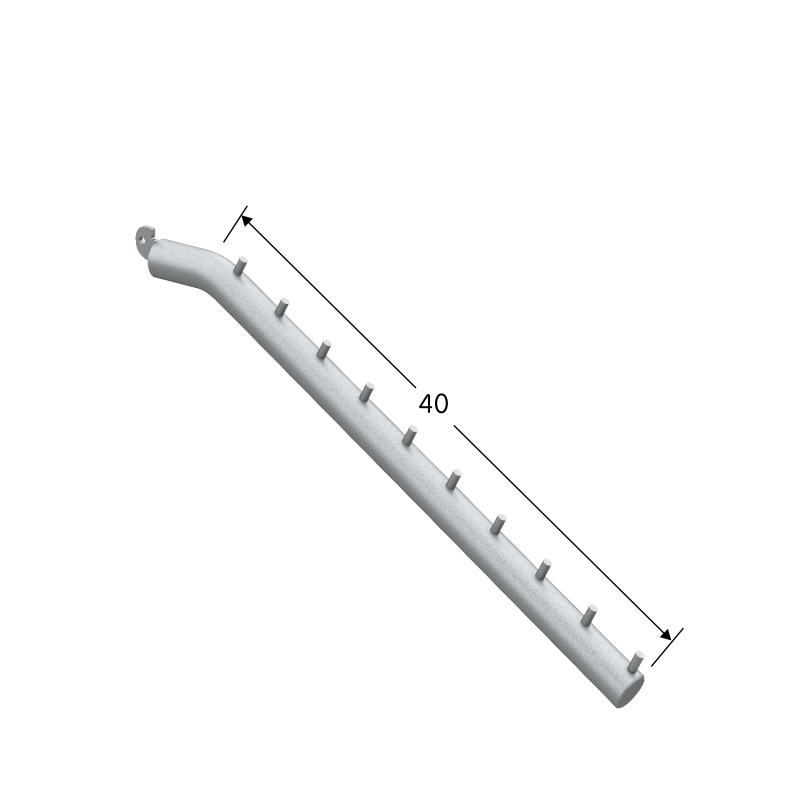 Κρεμάστρα καταρράκτης Flute Φ 2,5cm - D=40cm